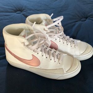 Pink Nike Blazers